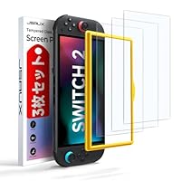 Nintendo Switch 2向け強化ガラスフィルム 取り付けガイドで簡単に貼り